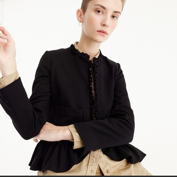 J. Crew Ruffle Trim Blazer 16